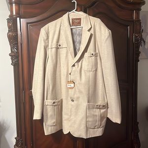 Venezzi Beige Linen/Cotton Jacket